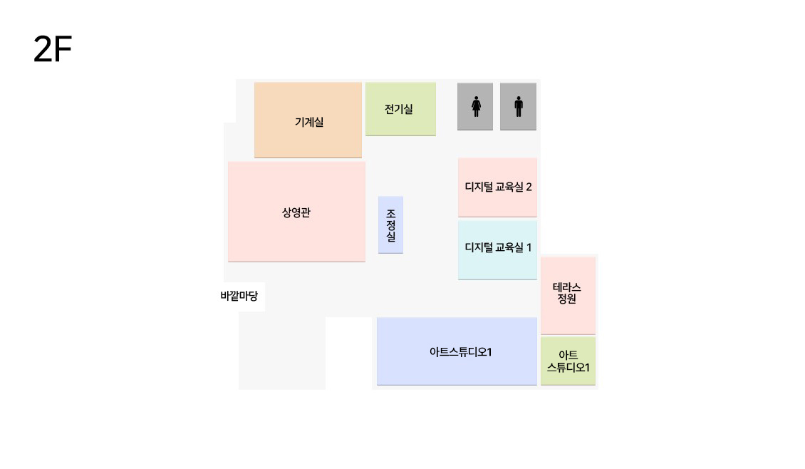 미디어센터 시설안내도입니다