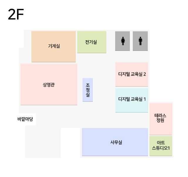 미디어센터 시설안내도입니다